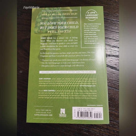 The 5 love languages of children book - Picture 2 of 3